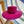 Load image into Gallery viewer, Disco Mandala Hat - Magenta and Purple Sunburst, size XL