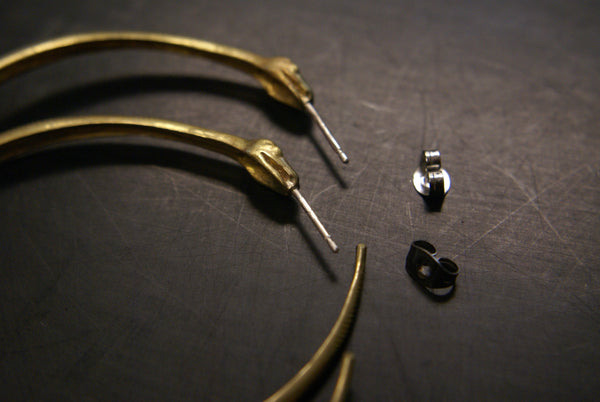 Ouroboros Hoop Earrings