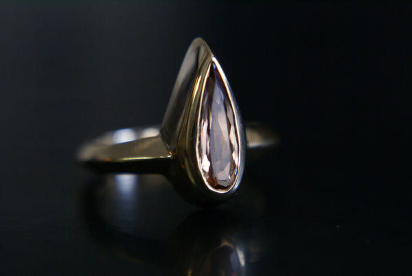 Imperial Topaz Talon ring, size 8.75
